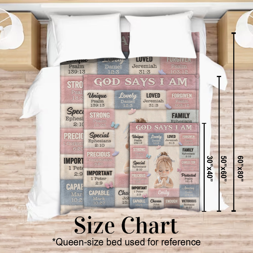 Dieu dit que tu es - Couverture chrétienne personnalisée