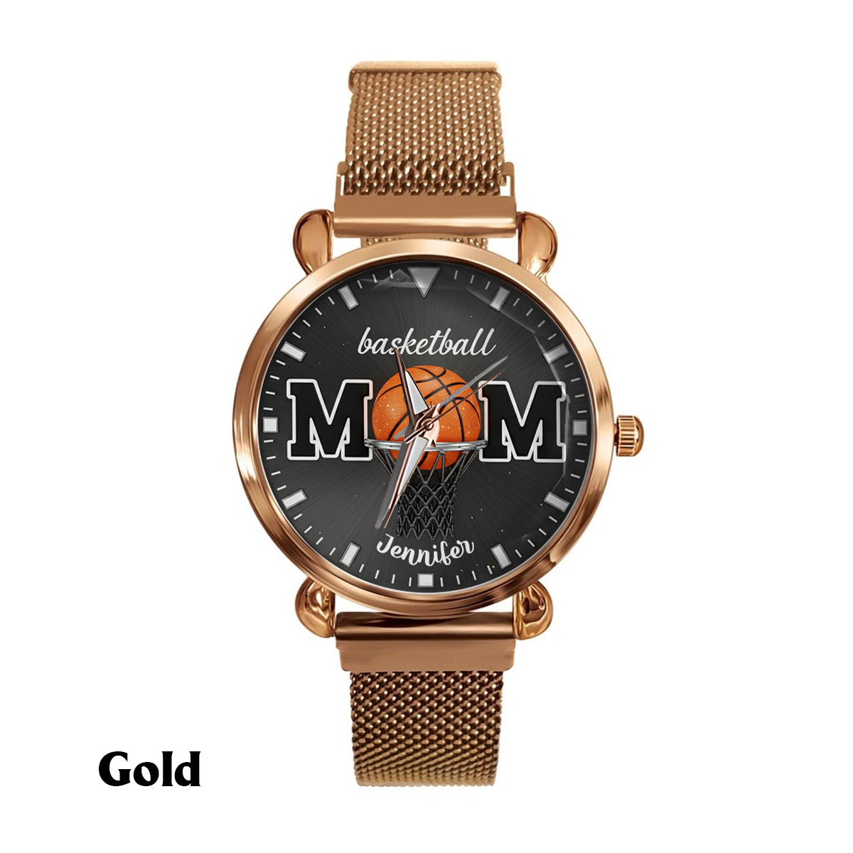 Basketballl Mom - Personalized Basketball Women Hand Watch
