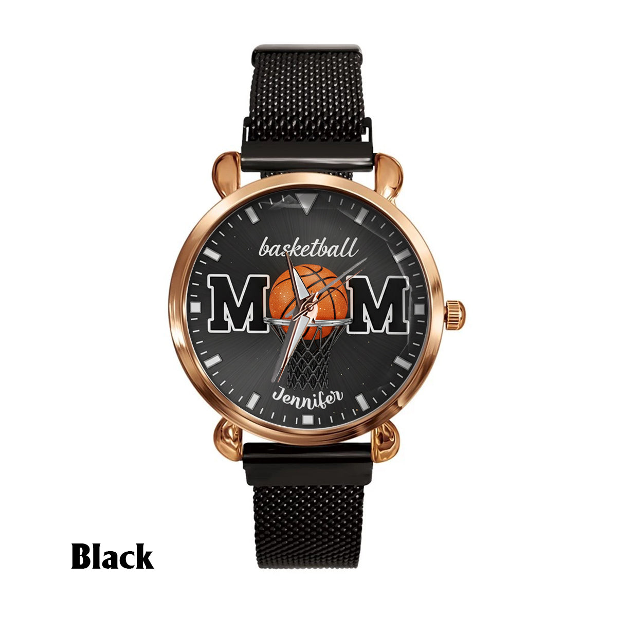Basketballl Mom - Personalized Basketball Women Hand Watch