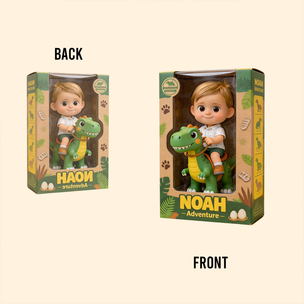 Dinosaur Adventure - Personalized Kid Custom Shaped Acrylic Plaque