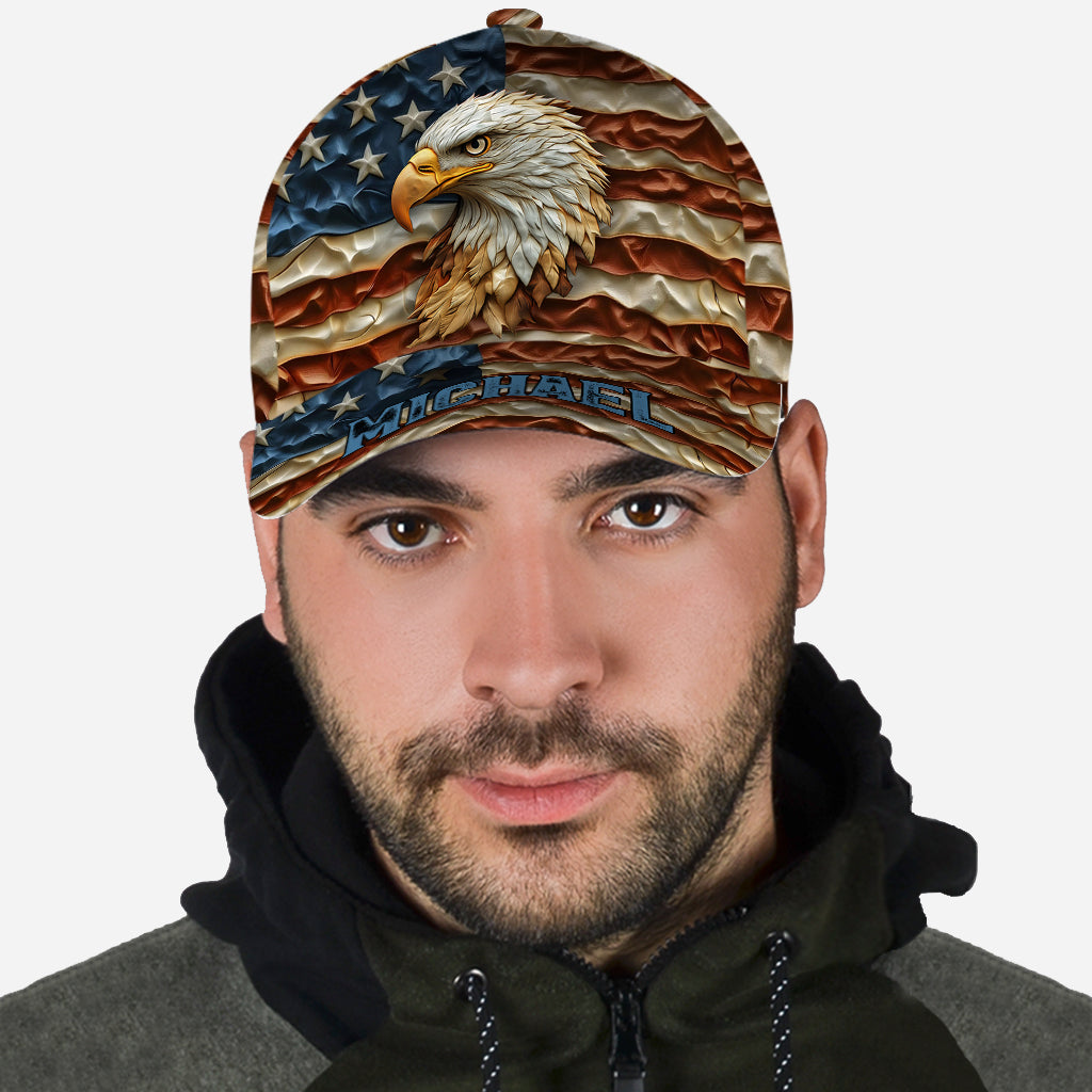 Strong Eagle - Personalized Bald Eagle Classic Cap