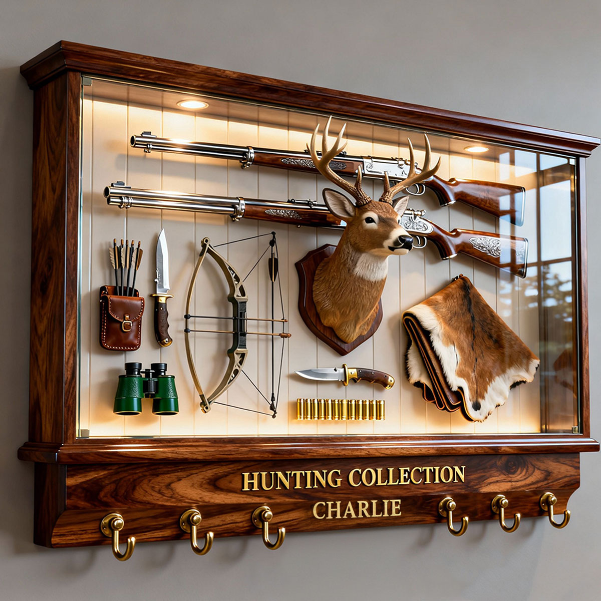Liebe zur Jagd – Personalisierte, individuell geformte Hängehalterung für die Jagd
