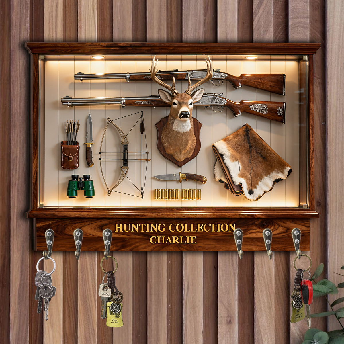 Liebe zur Jagd – Personalisierte, individuell geformte Hängehalterung für die Jagd