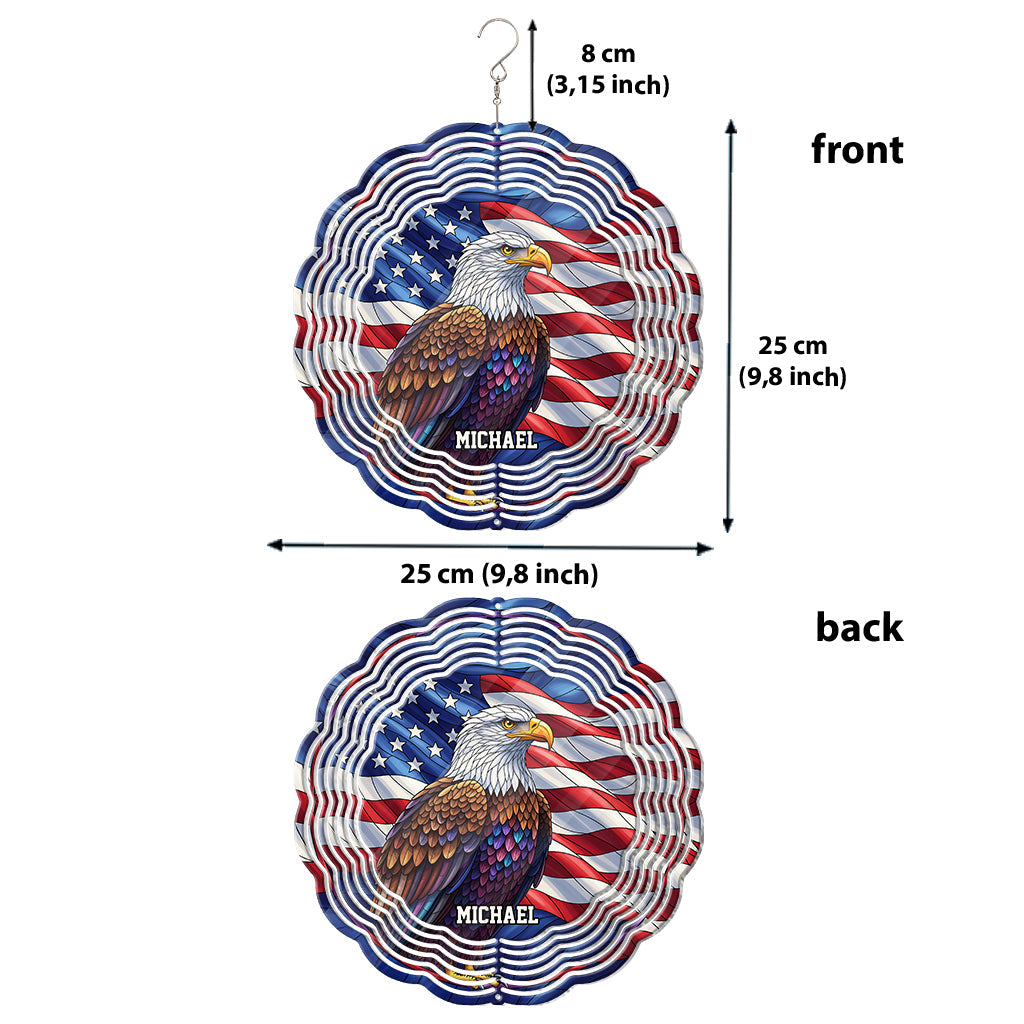 Girouette aigle patriotique - Aigle à tête blanche personnalisé