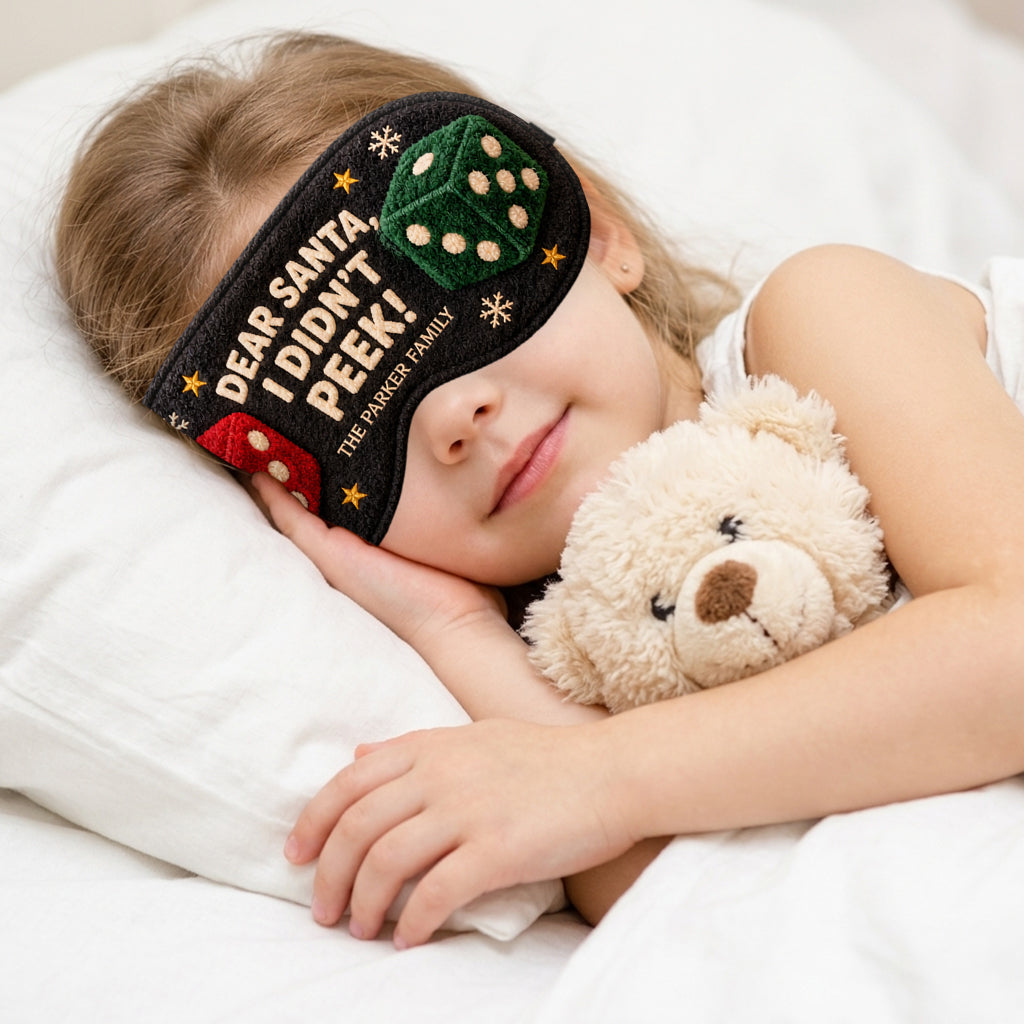 I Didn't Feek - Personalized Family Faux Fur Sleep Mask