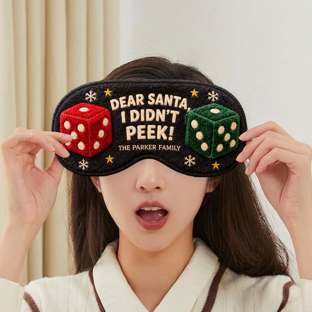 I Didn't Feek - Personalized Family Faux Fur Sleep Mask