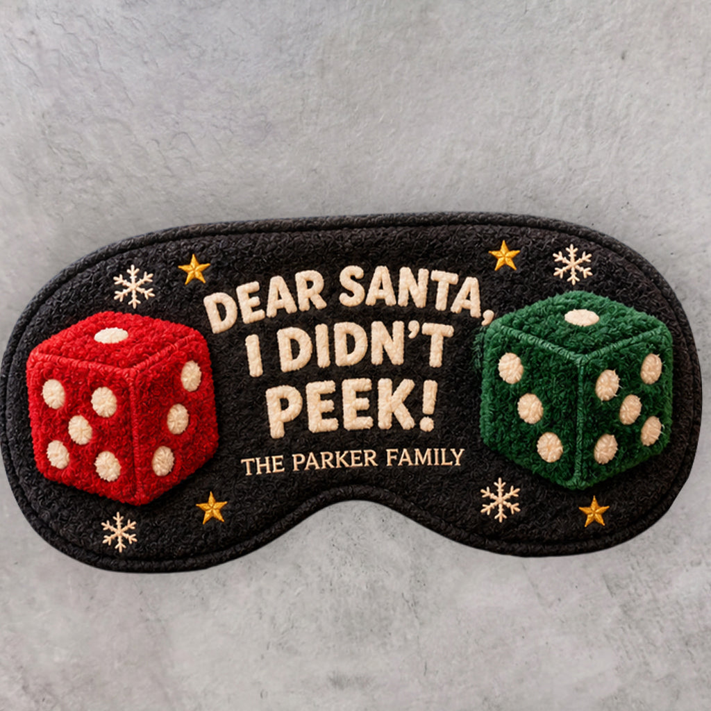 I Didn't Feek - Personalized Family Faux Fur Sleep Mask