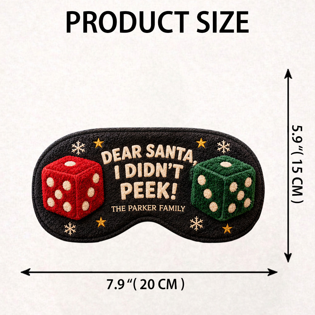 I Didn't Feek - Personalized Family Faux Fur Sleep Mask