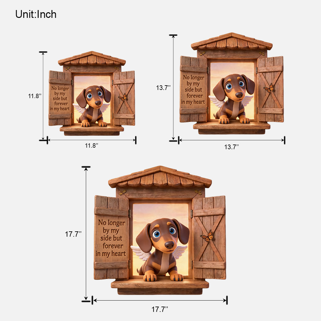 Benutzerdefiniertes Foto - Personalisierte Hundeschild aus Holz