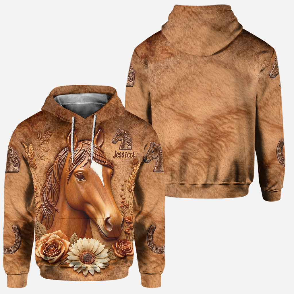 Liebe zum Pferd – Personalisierter Pferde-Hoodie und Leggings