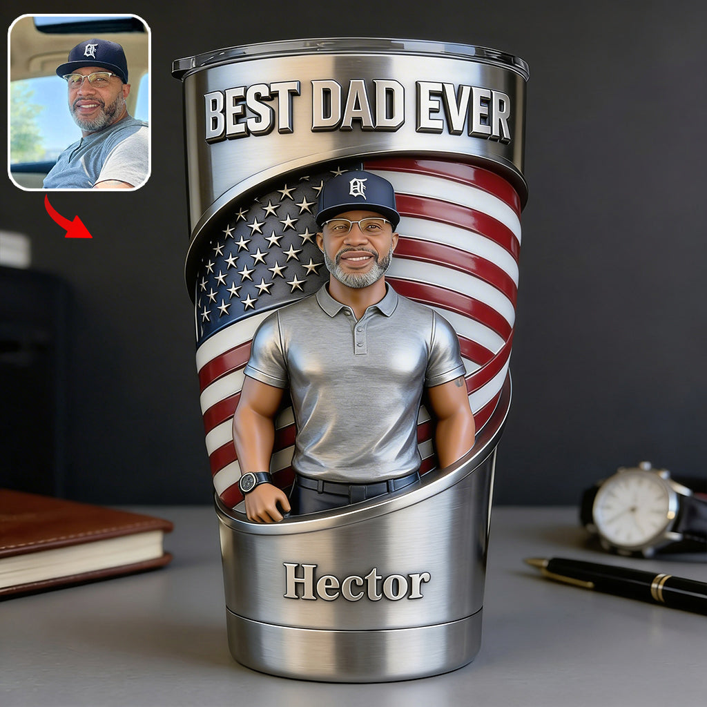 Personalisierter Foto-Becher, Das beste Geschenk für Papa & Opa