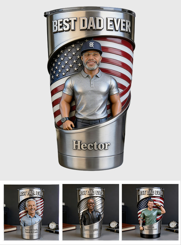 Personalisierter Foto-Becher, Das beste Geschenk für Papa & Opa