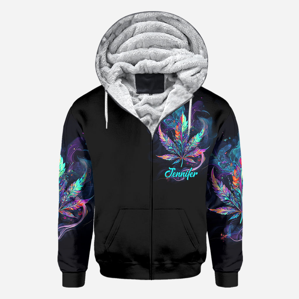 Gott hat mich so erschaffen – personalisiertes „Weed All Over“-Shirt