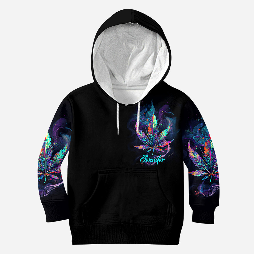 Gott hat mich so erschaffen – personalisiertes „Weed All Over“-Shirt