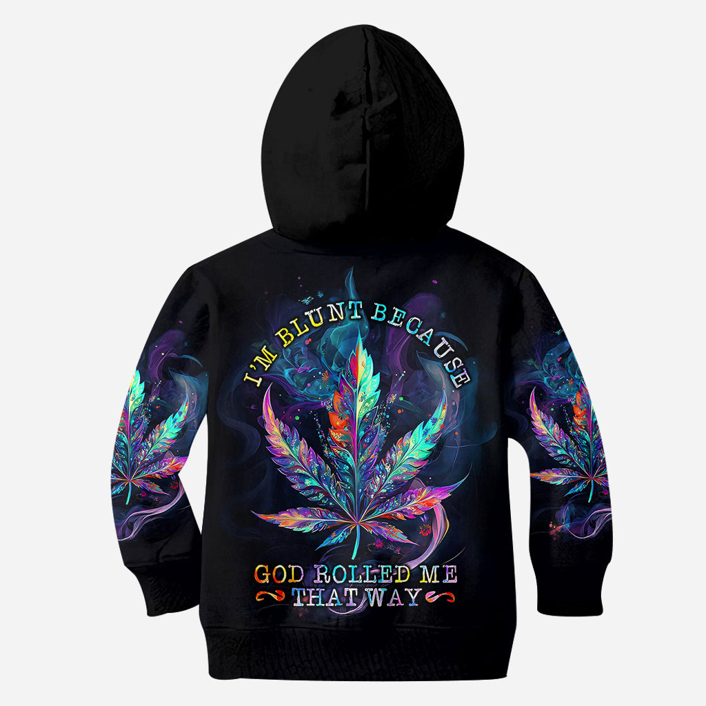 Gott hat mich so erschaffen – personalisiertes „Weed All Over“-Shirt