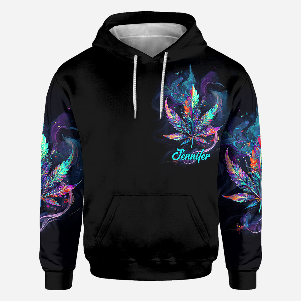 Gott hat mich so erschaffen – personalisiertes „Weed All Over“-Shirt