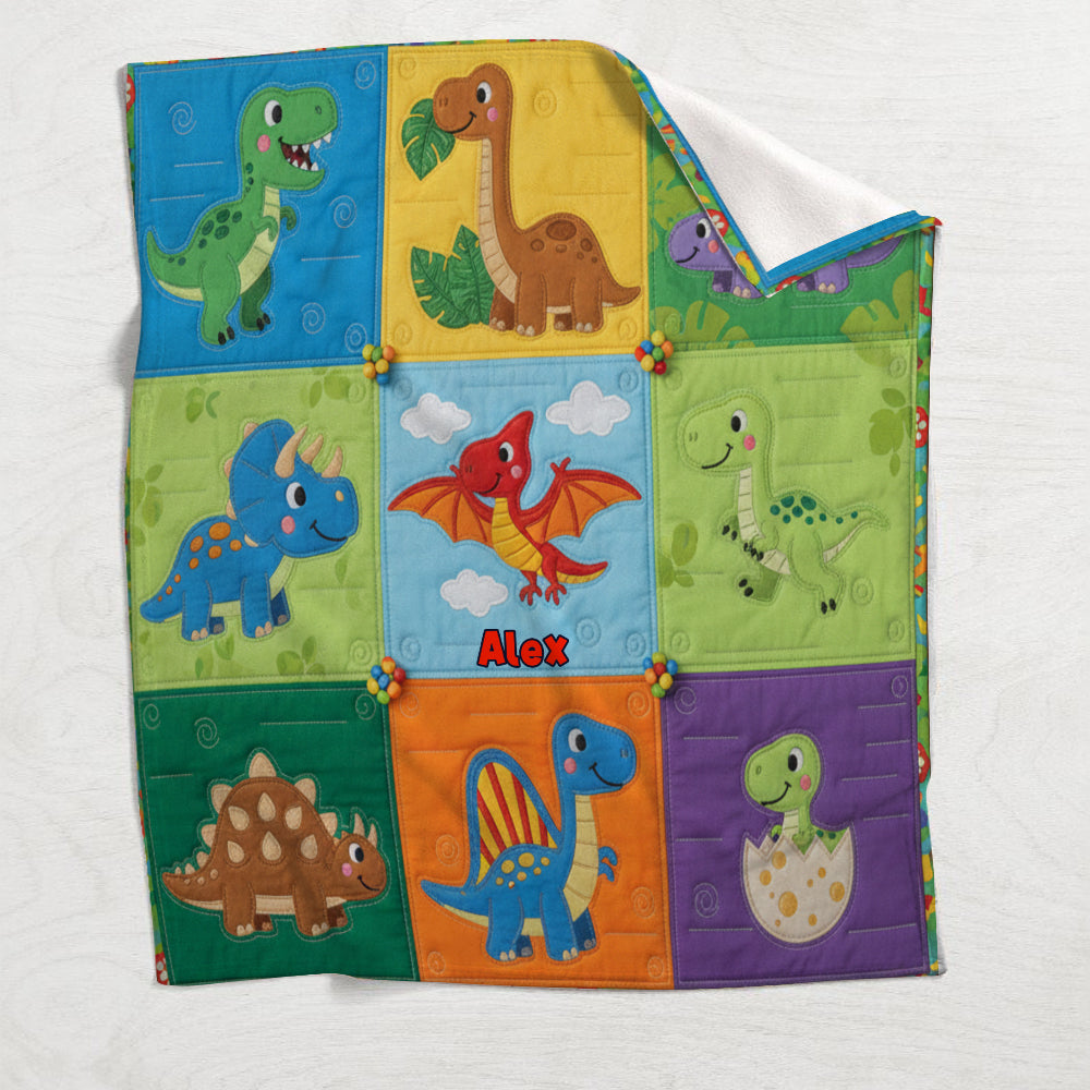 Unique Gifts for Kid Patchwork Style - Personalized Kid Blanket