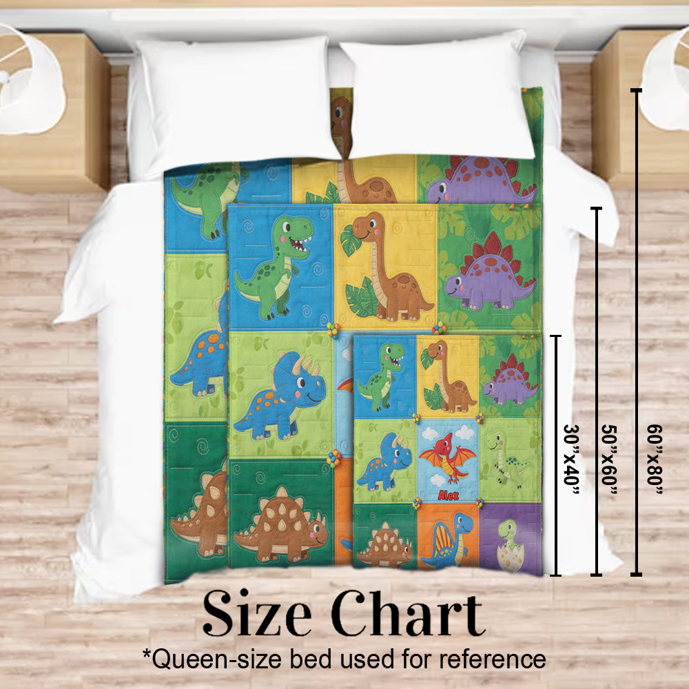 Unique Gifts for Kid Patchwork Style - Personalized Kid Blanket