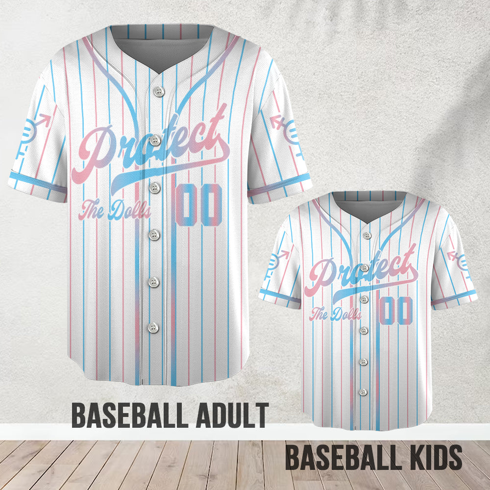 Protect The Dolls – Personalisiertes Baseballtrikot zur Unterstützung der LGBTQ+-Community