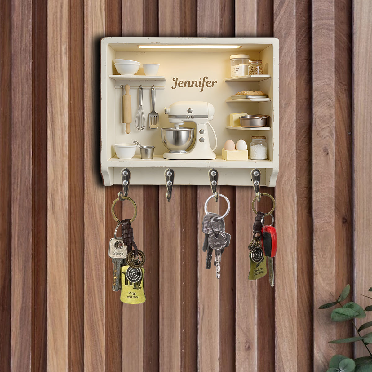 Love Baking – Personalisiertes, individuell geformtes Hängeregal für Backwaren