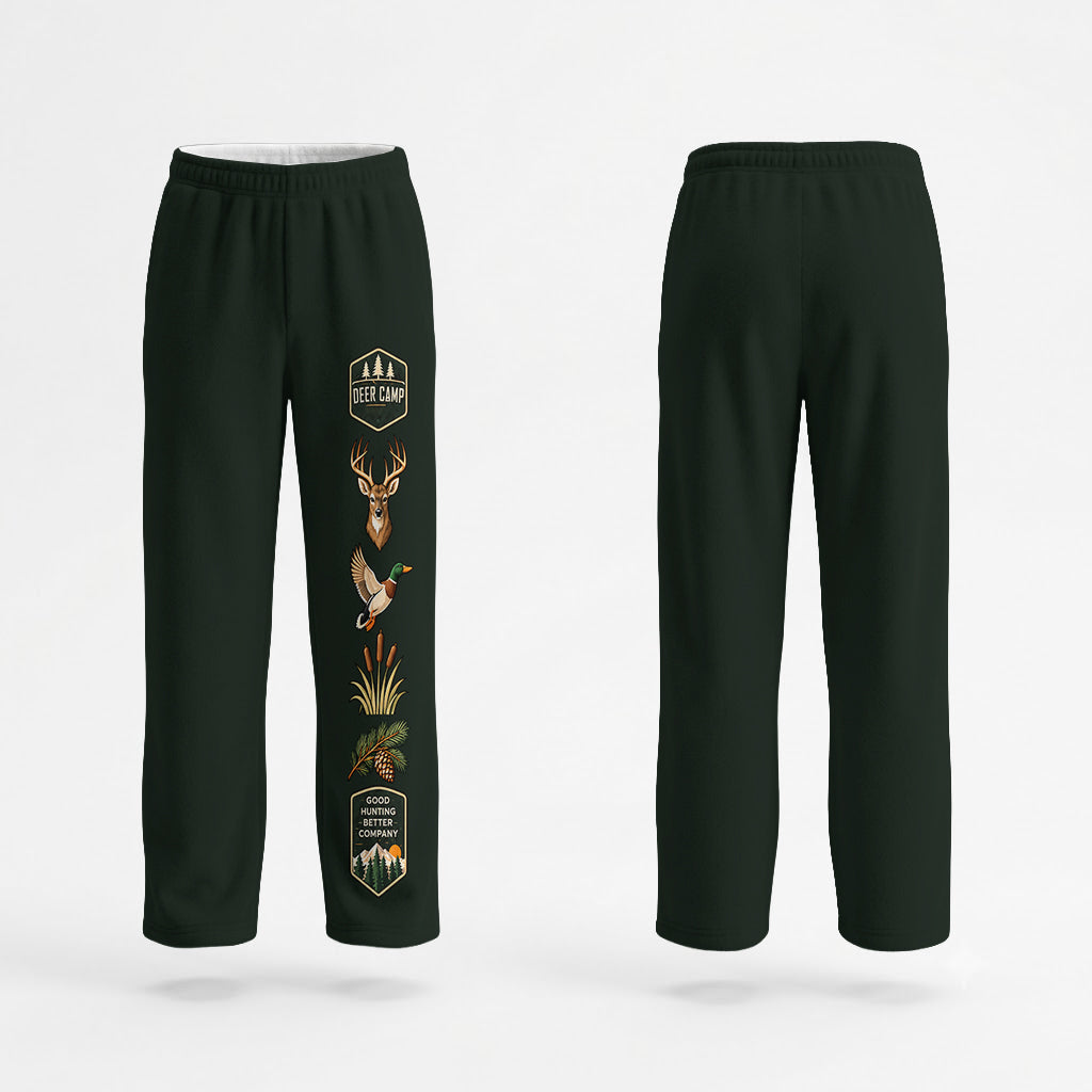 Deer Camp - Personalized Hunting Fleece Lounge Set