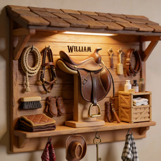 Western Spirit - Personalized Western Outfit Custom Shaped Hanging Rack