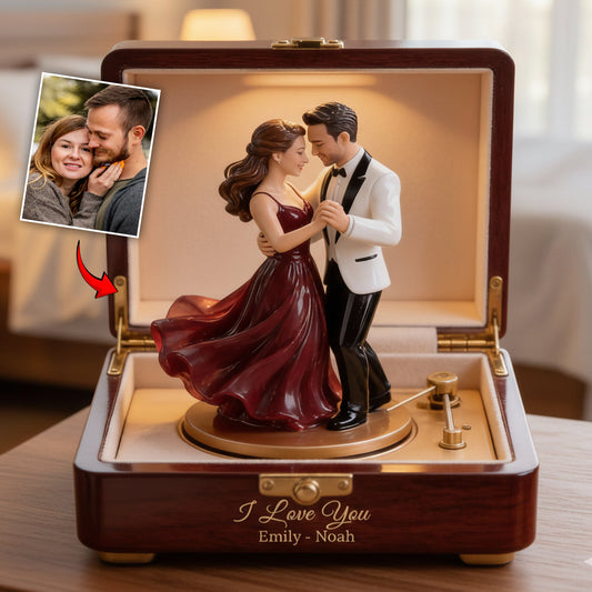 Love You Forever - Personalized Couple Custom Shaped Acrylic Plaque