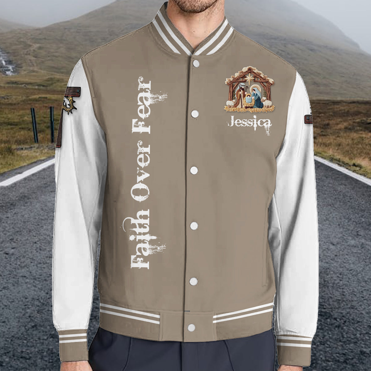 Faith - Personalized Christian Varsity Jacket