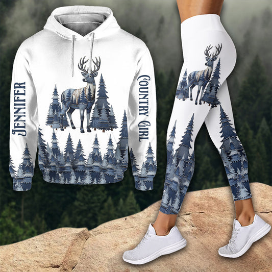 Deer Hunting - Personalized Hunting Hoodie and Leggings