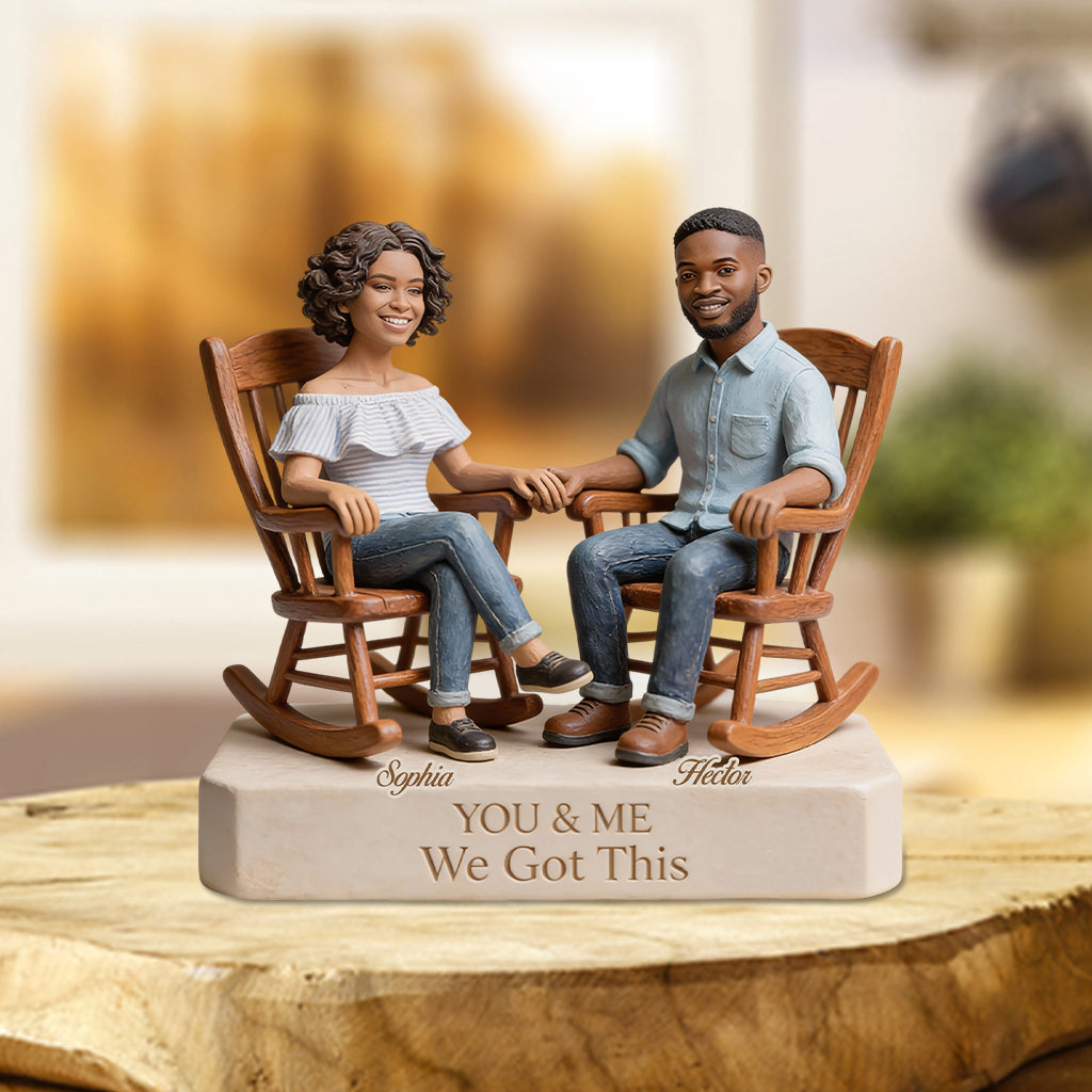 Custom From Any Photo - You And Me We Got This - Personalized Couple Custom Shaped Acrylic Plaque