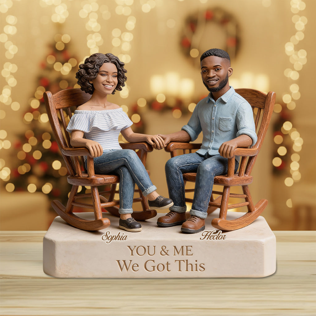 Custom From Any Photo - You And Me We Got This - Personalized Couple Custom Shaped Acrylic Plaque