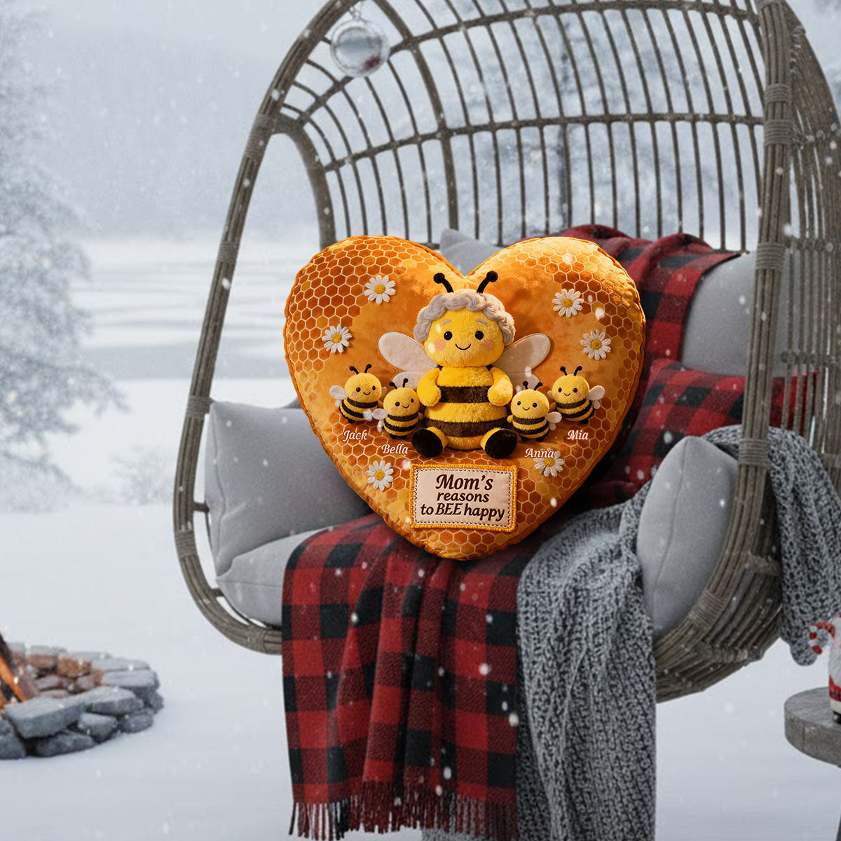 Das perfekte Geschenk für Mama und Oma – personalisiertes Oma-Kissen aus Kunstfell