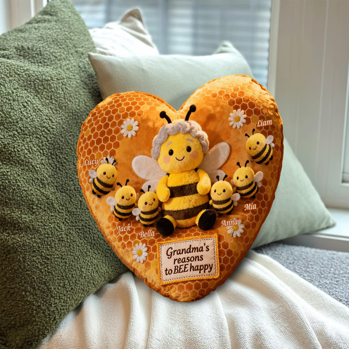 Das perfekte Geschenk für Mama und Oma – personalisiertes Oma-Kissen aus Kunstfell