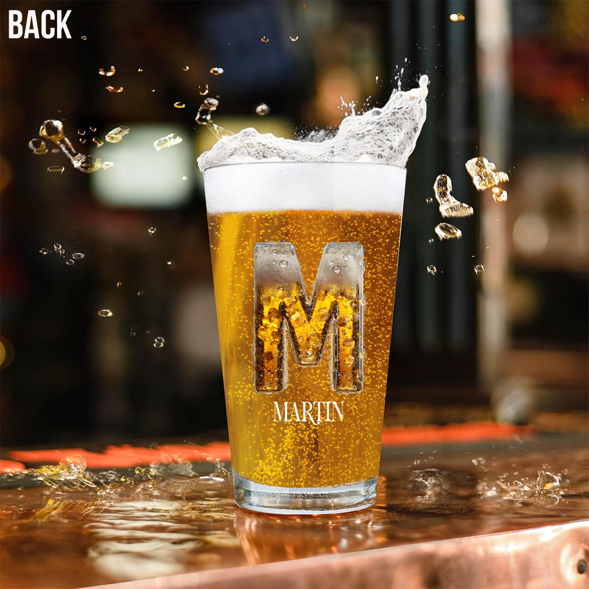 Beer Lover - Personalized Beer Glass