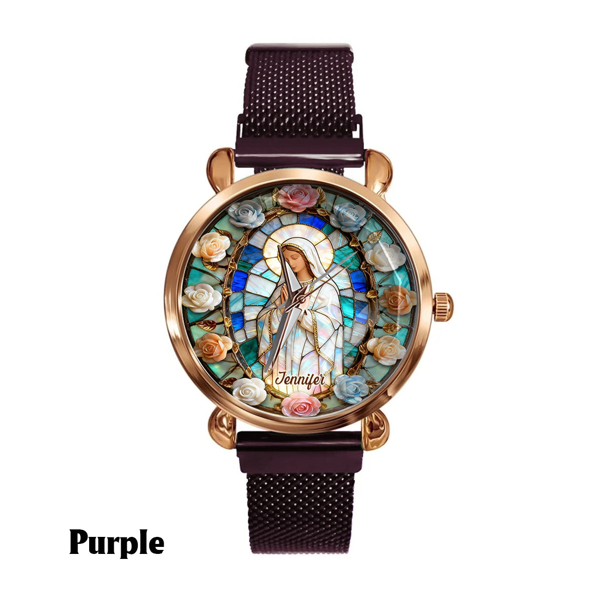 Faith Over Fear - Personalized Christian Women Hand Watch