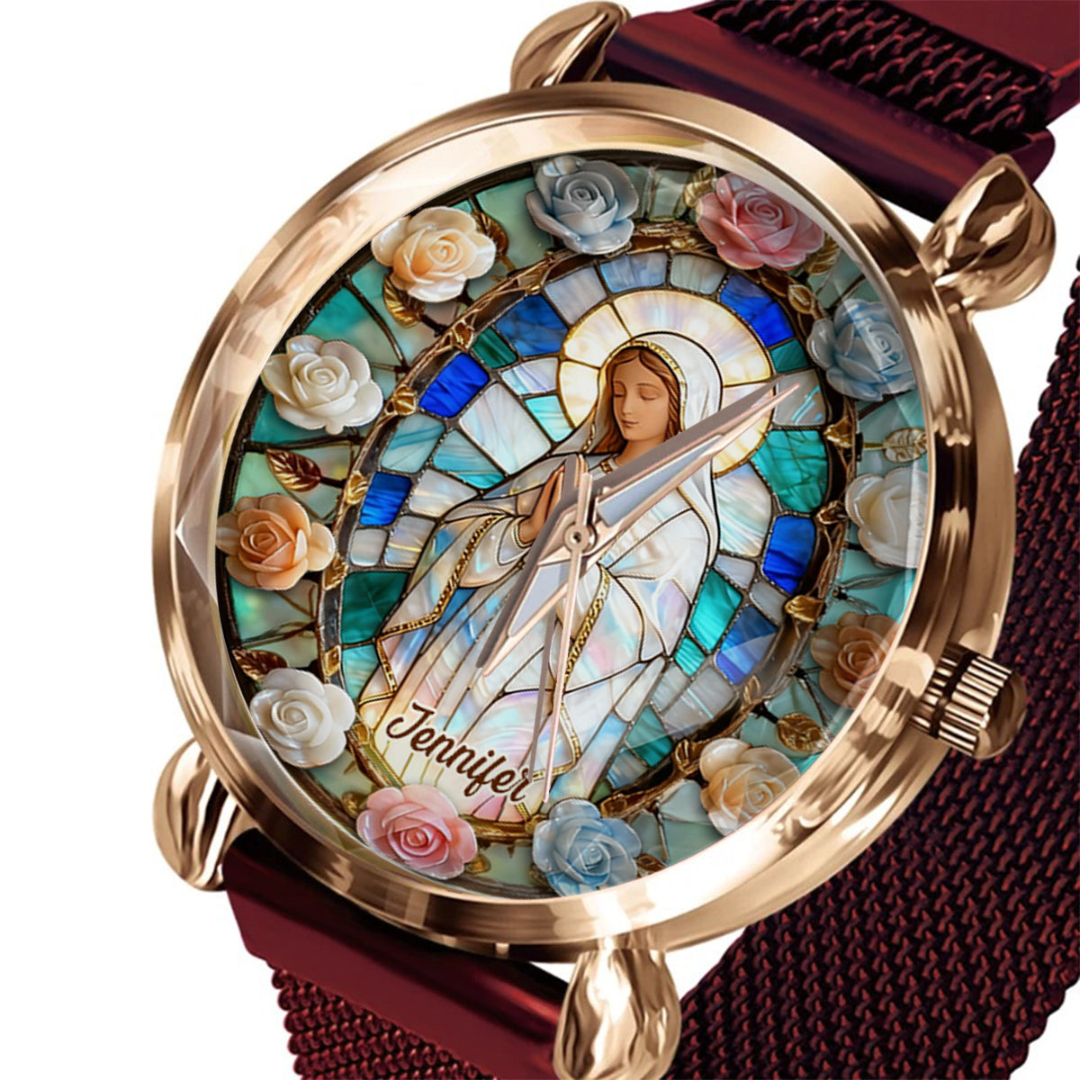 Faith Over Fear - Personalized Christian Women Hand Watch