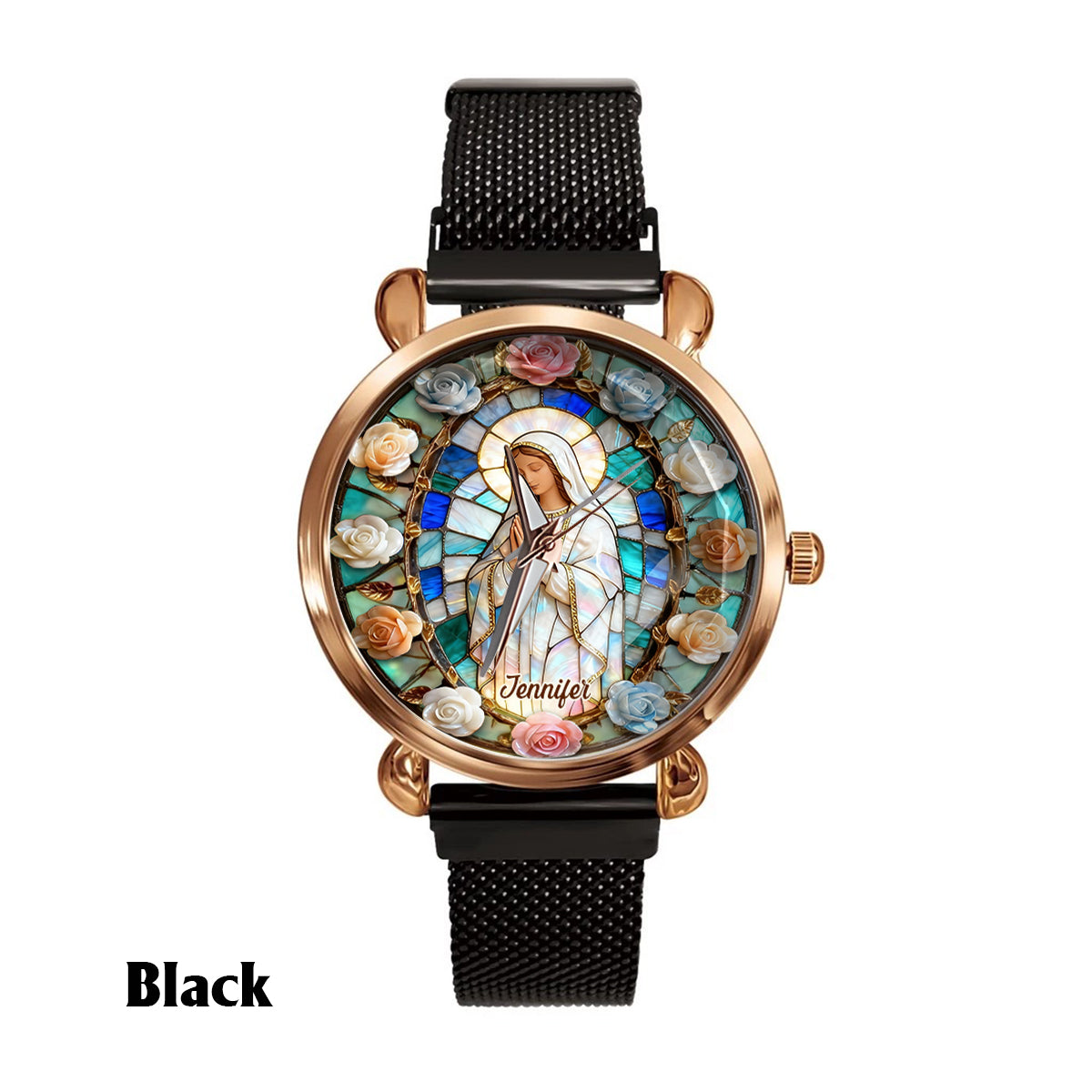 Faith Over Fear - Personalized Christian Women Hand Watch
