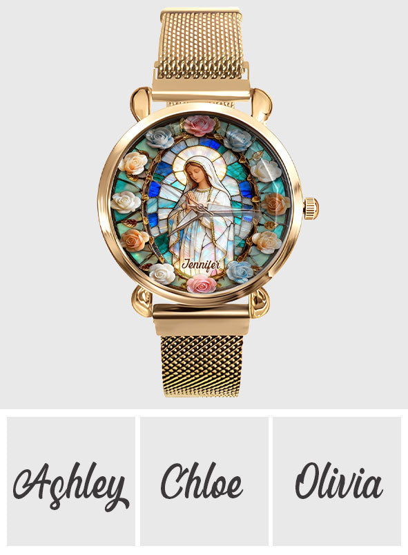 Faith Over Fear - Personalized Christian Women Hand Watch