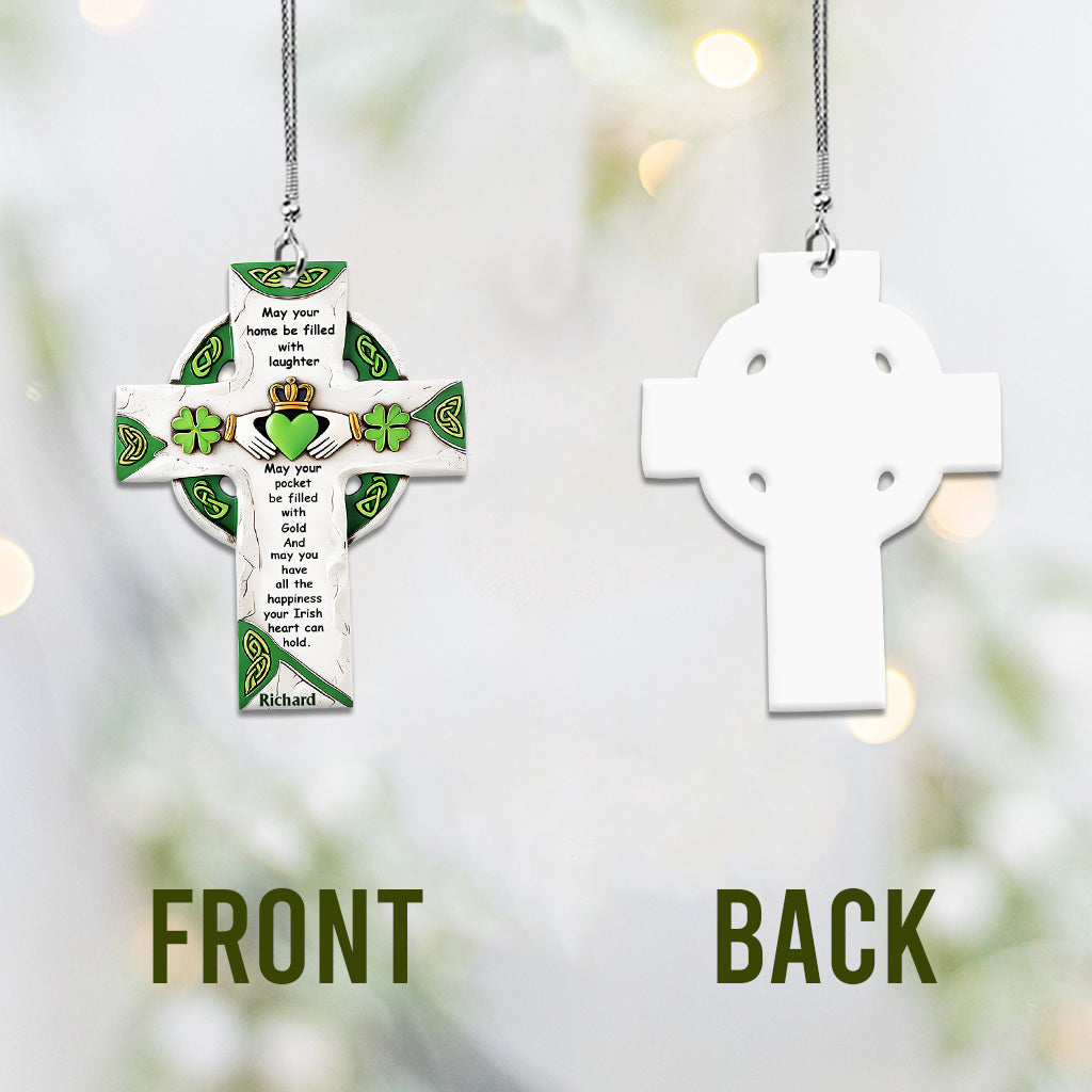 Irish Blessing - Personalized Saint Patrick's Day Car Ornament