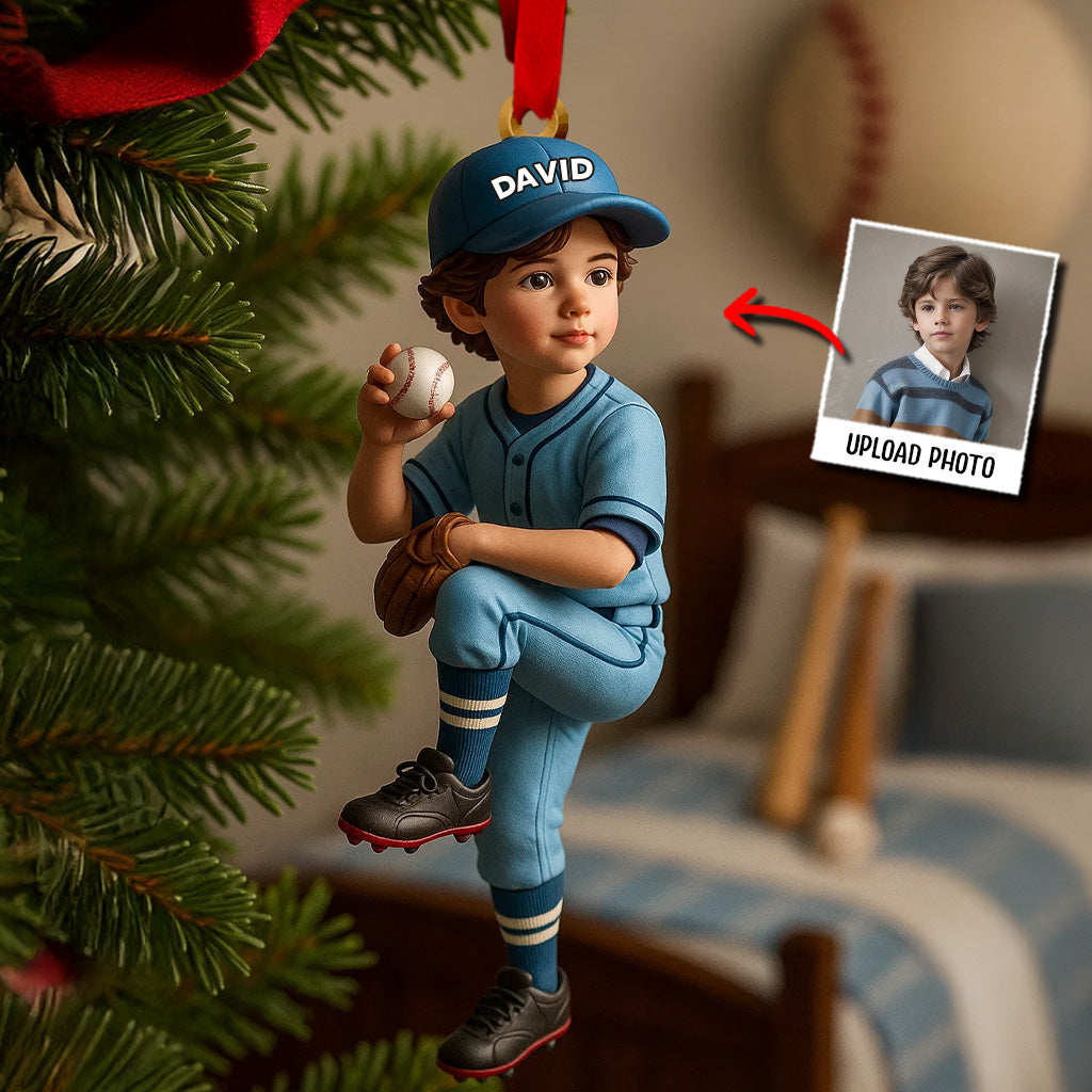 Take Me Out To The Ballgame - Personalized Baseball Ornament