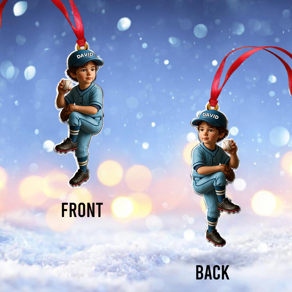 Take Me Out To The Ballgame - Personalized Baseball Ornament