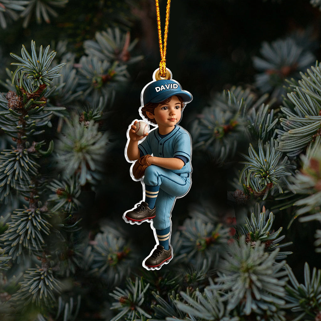 Take Me Out To The Ballgame - Personalized Baseball Ornament