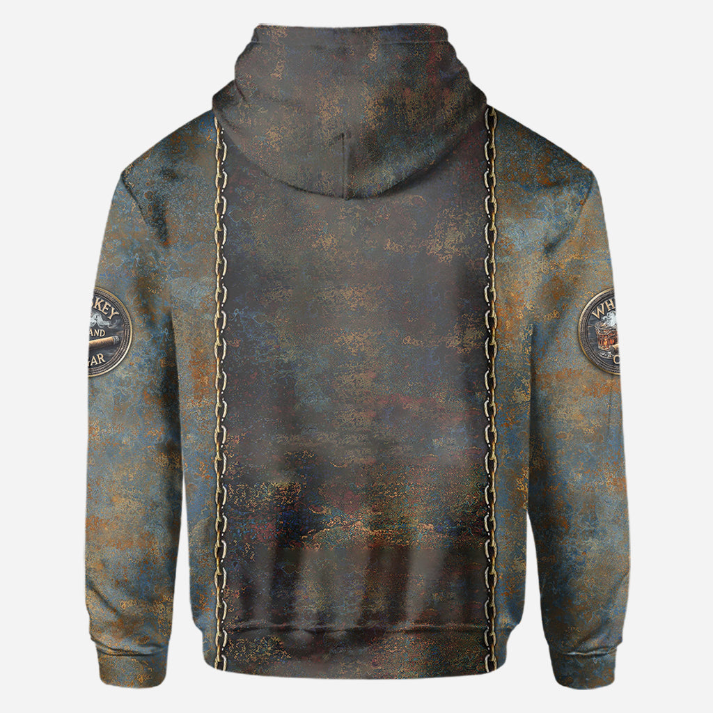 Whisky und Zigarre – Personalisiertes Whisky-Shirt