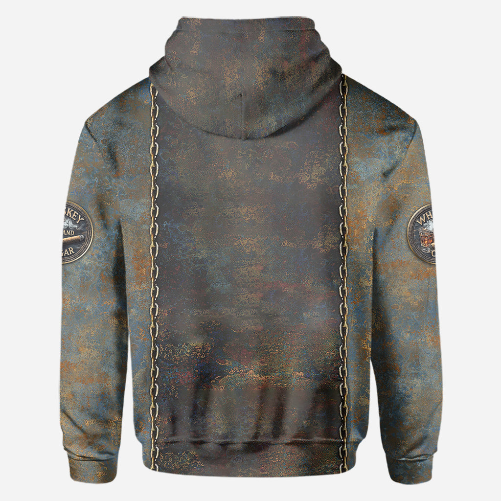 Whisky und Zigarre – Personalisiertes Whisky-Shirt