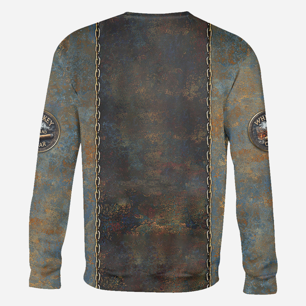 Whisky und Zigarre – Personalisiertes Whisky-Shirt