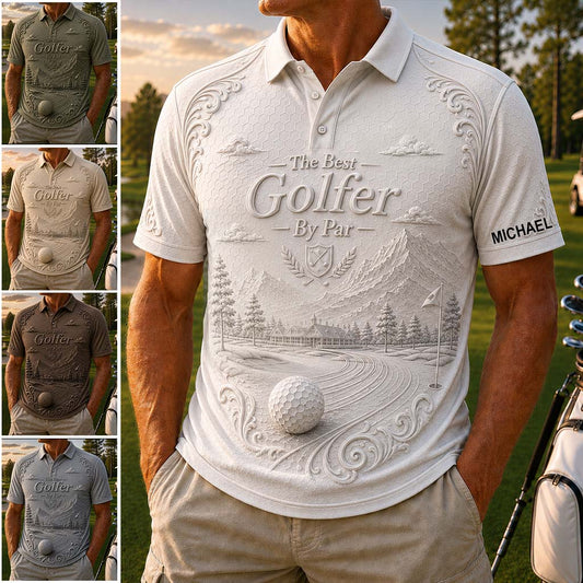 Liebe Golf - Personalisiertes Golf Polo-Shirt