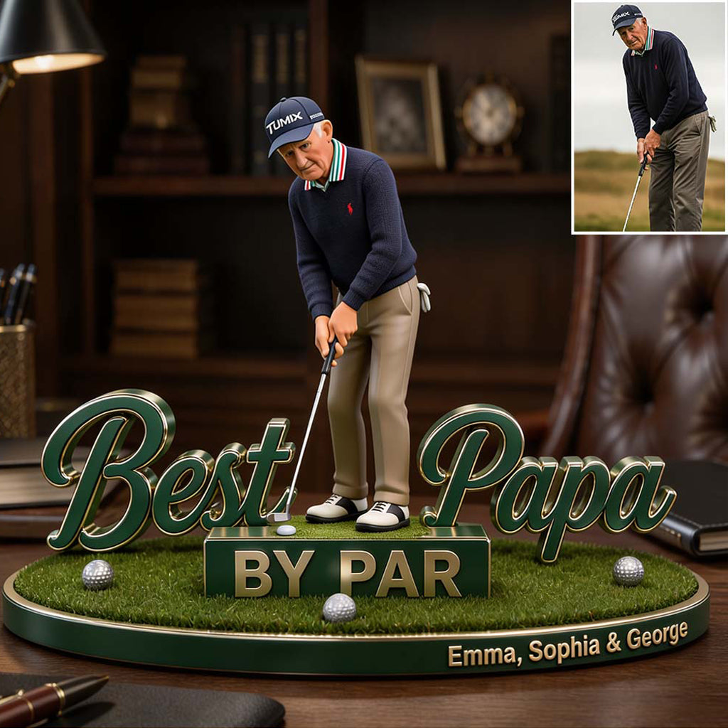 Plaque Acrylique Personnalisée Meilleur Papa/Papi/Oncle... Parfait - Golf Personnalisé
