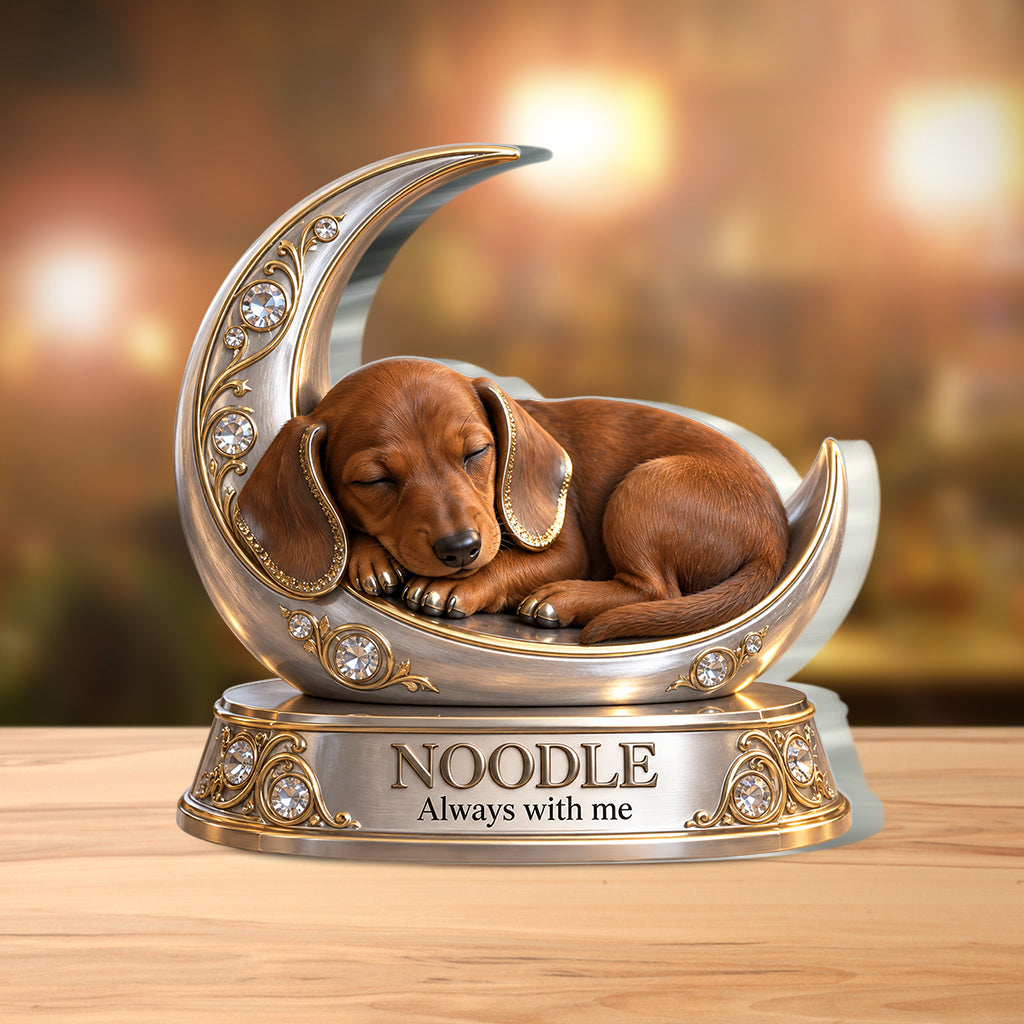 Cadeau Personnalisé pour Amoureux des Chiens - Portrait de Animal de Compagnie, Cadeau Unique pour Parents de Chiens, Mémorial pour Animaux, Plaque Acrylique Personnalisée