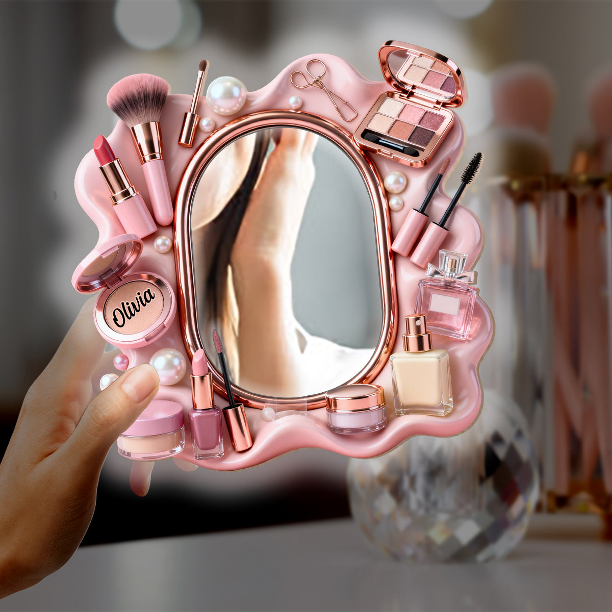 Makeup Artist - Personalized Makeup Wall Mirror With LED Light