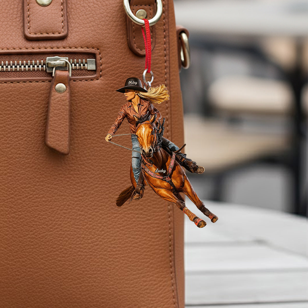 Just A Girl Who Loves Horse - Personalized Horse Custom Made 3D Minifigure Ornament